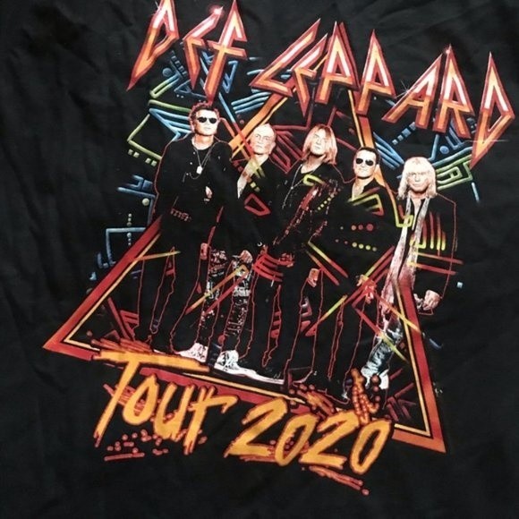Men's Def Leopard 2020 Tour Band T-Shirt - Picture 2 of 3